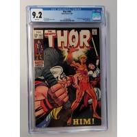 Thor 165 CGC 9.2 WHITE PAGES - UNPRESSED -  1st Appearance Of Adam Warlock