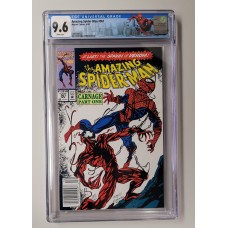 Amazing Spider-Man #361 CGC 9.6 - 1st Print - NEWSTAND Edition - Custom Label