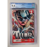 Thor #1 CGC 9.4 - White Pages - 1st Printing - Jane Foster becomes the new Thor