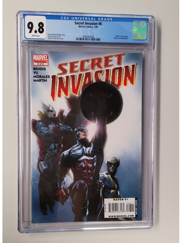 Secret Invasion #8 CGC 9.8 - New Case