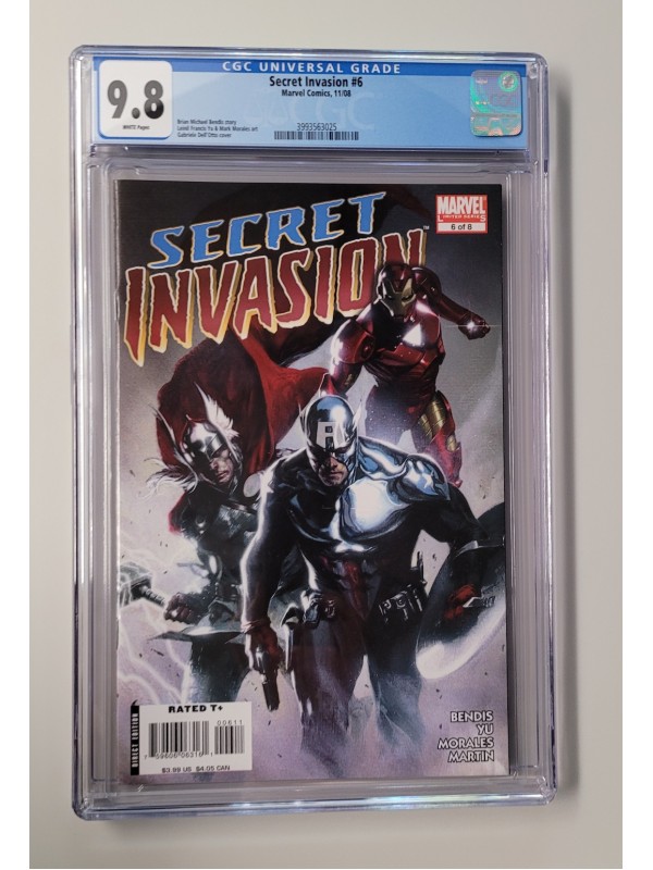 Secret Invasion #6 CGC 9.8 - New Case