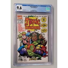 TOXIC CRUSADERS #1 CGC 9.6 - NEW CASE - WHITE PAGES