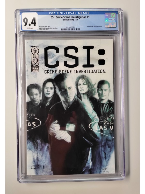 CSI: Crime Scene Investigation #1 CGC 9.4 IDW Publishing - New Slab