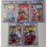 X-MEN#1 (ALL 5 COVERS) ALL CGC GRADED - NEW SLABS - All Matching Custom Labels